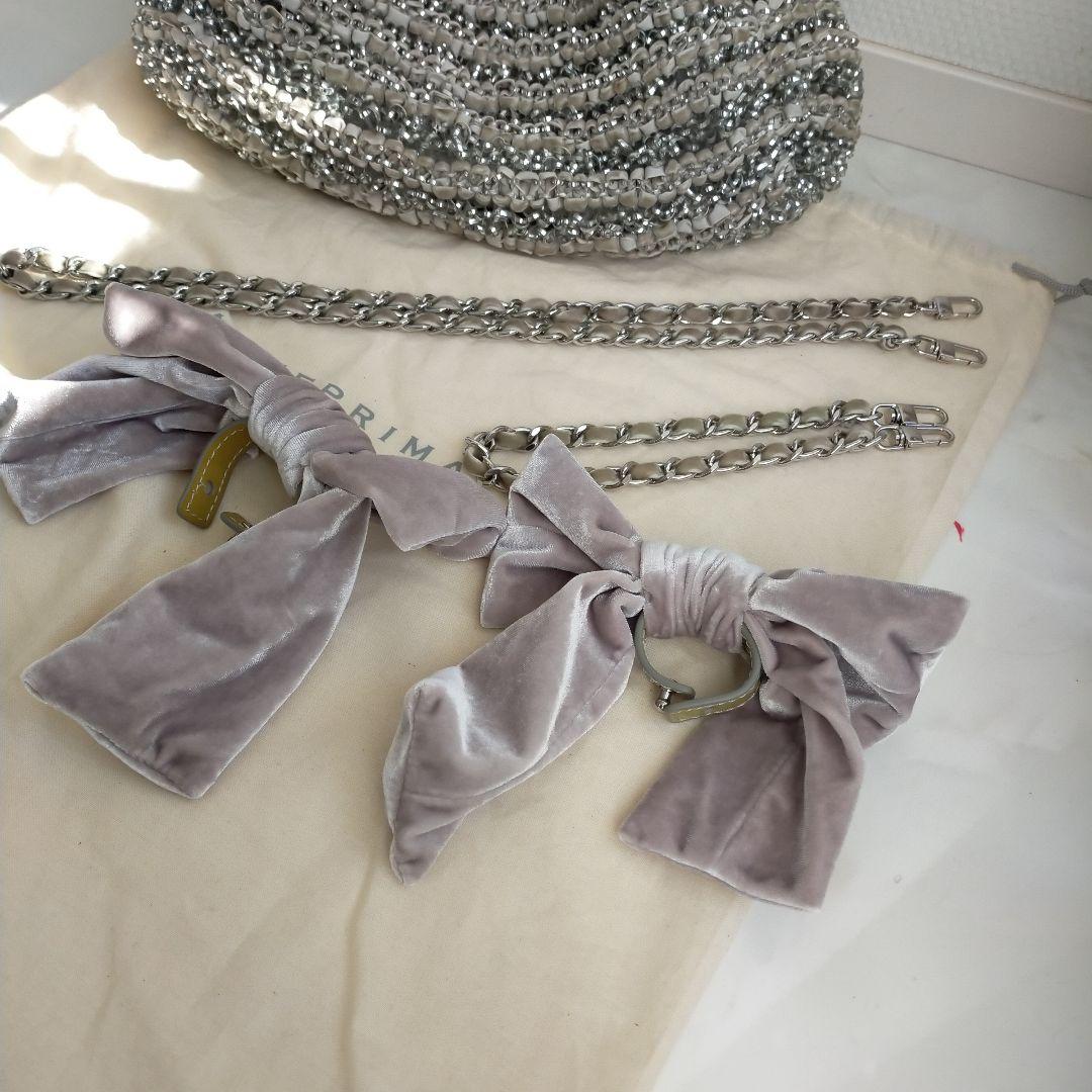 アンテプリマ　2wayショルダーバッグ　リボン付きハンドバッグ　美品✨️