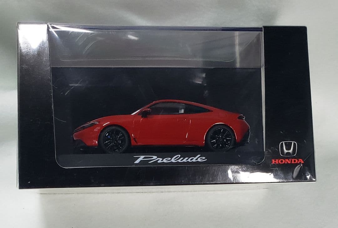 【新品未開封】 プレリュード 1/43 ミニカー レッド