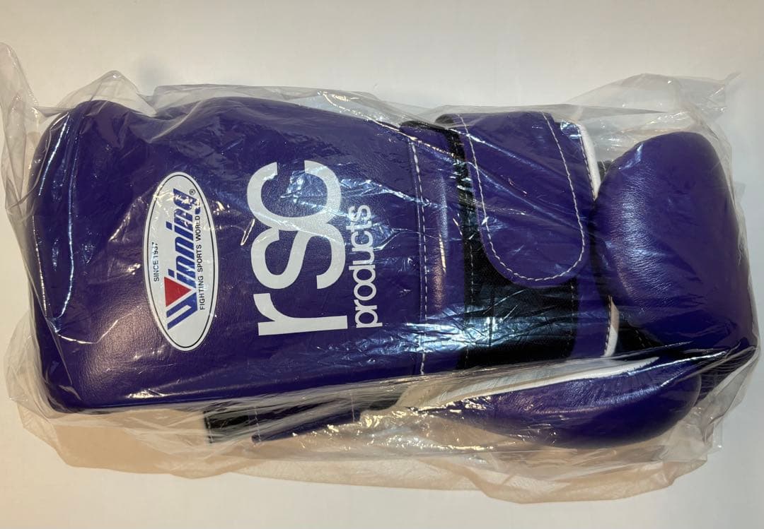 Winning rsc productsコラボグローブ 14 オンス 紫/黒/白 Winning