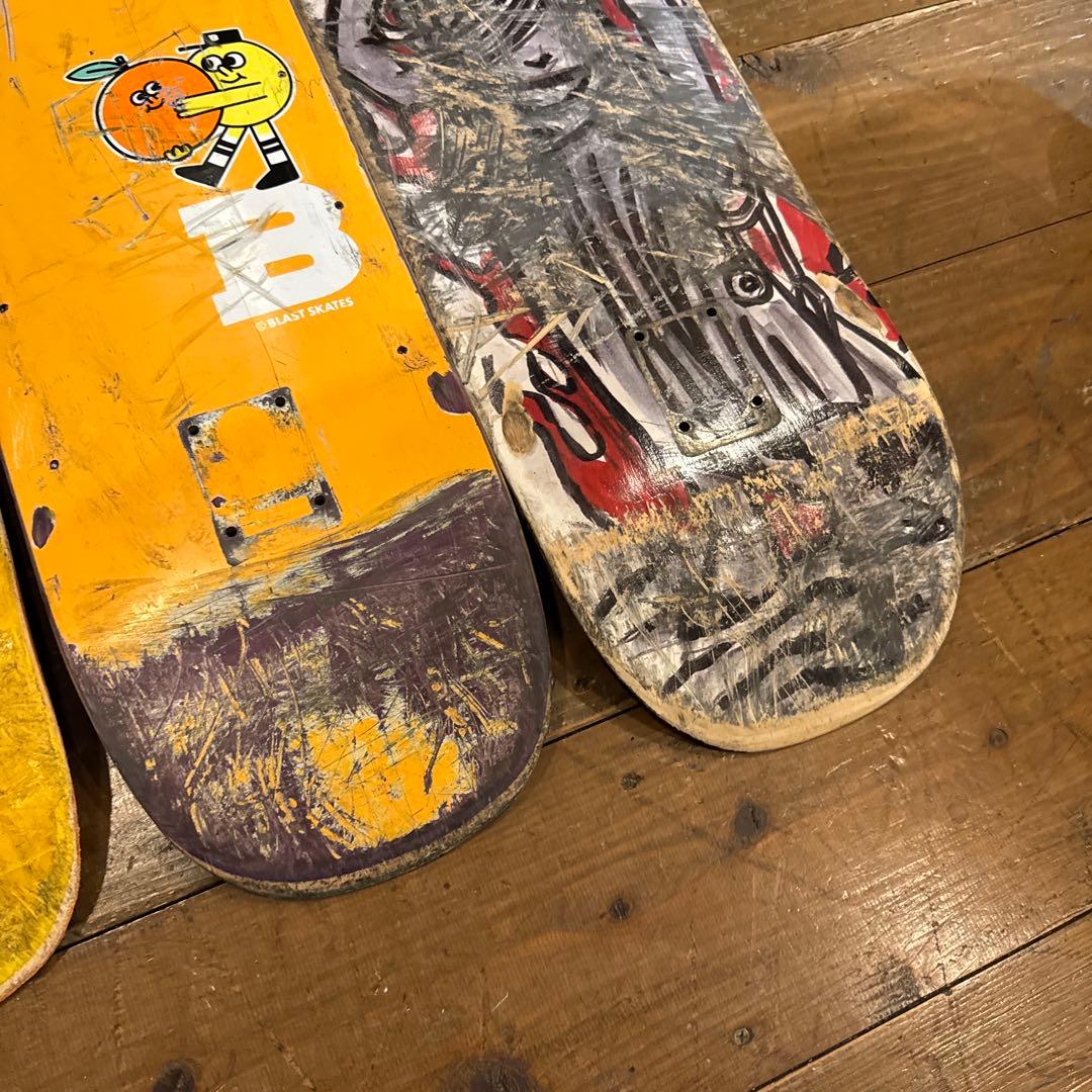 スケボー　廃デッキ　セット　DIY インチ