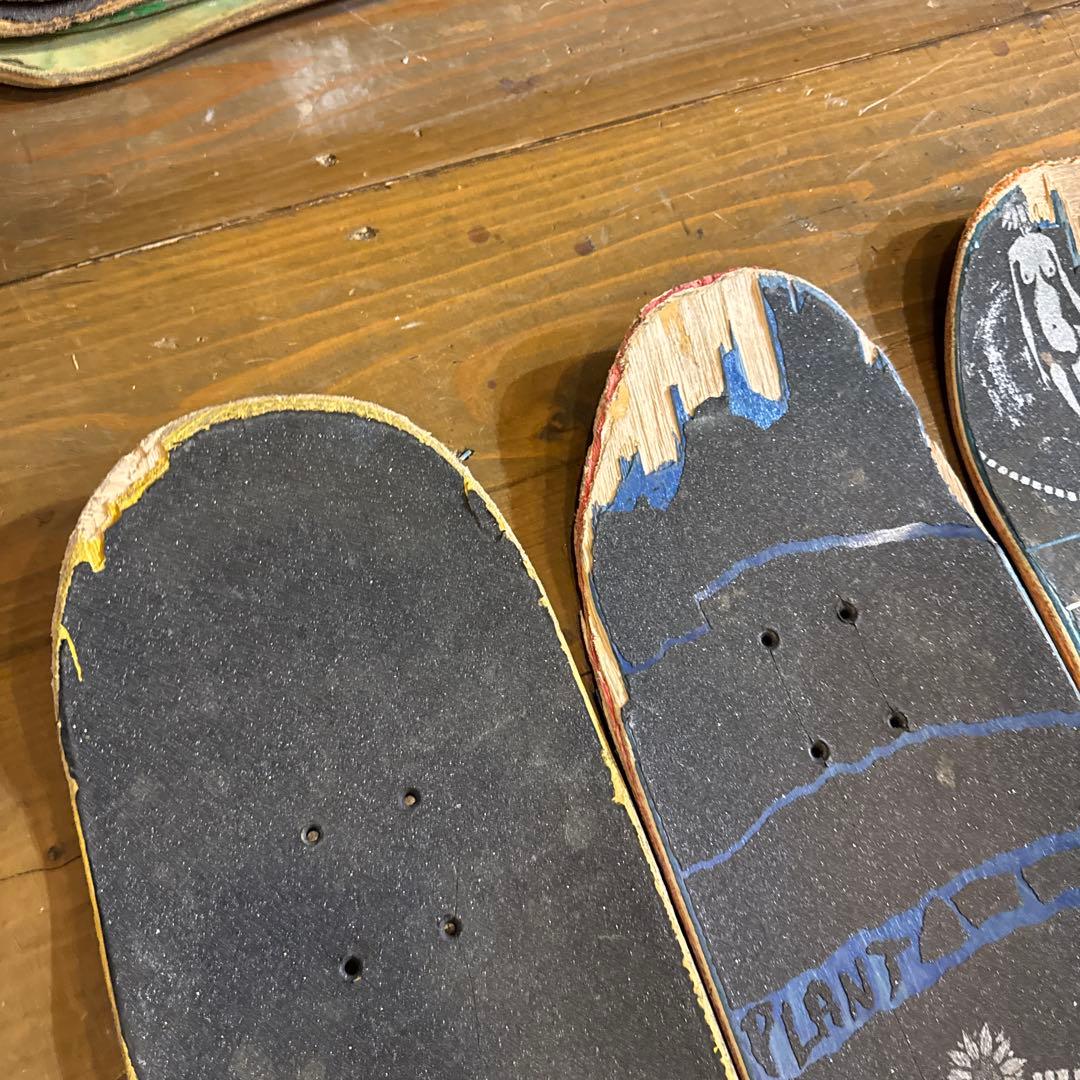 スケボー　廃デッキ　セット　DIY インチ