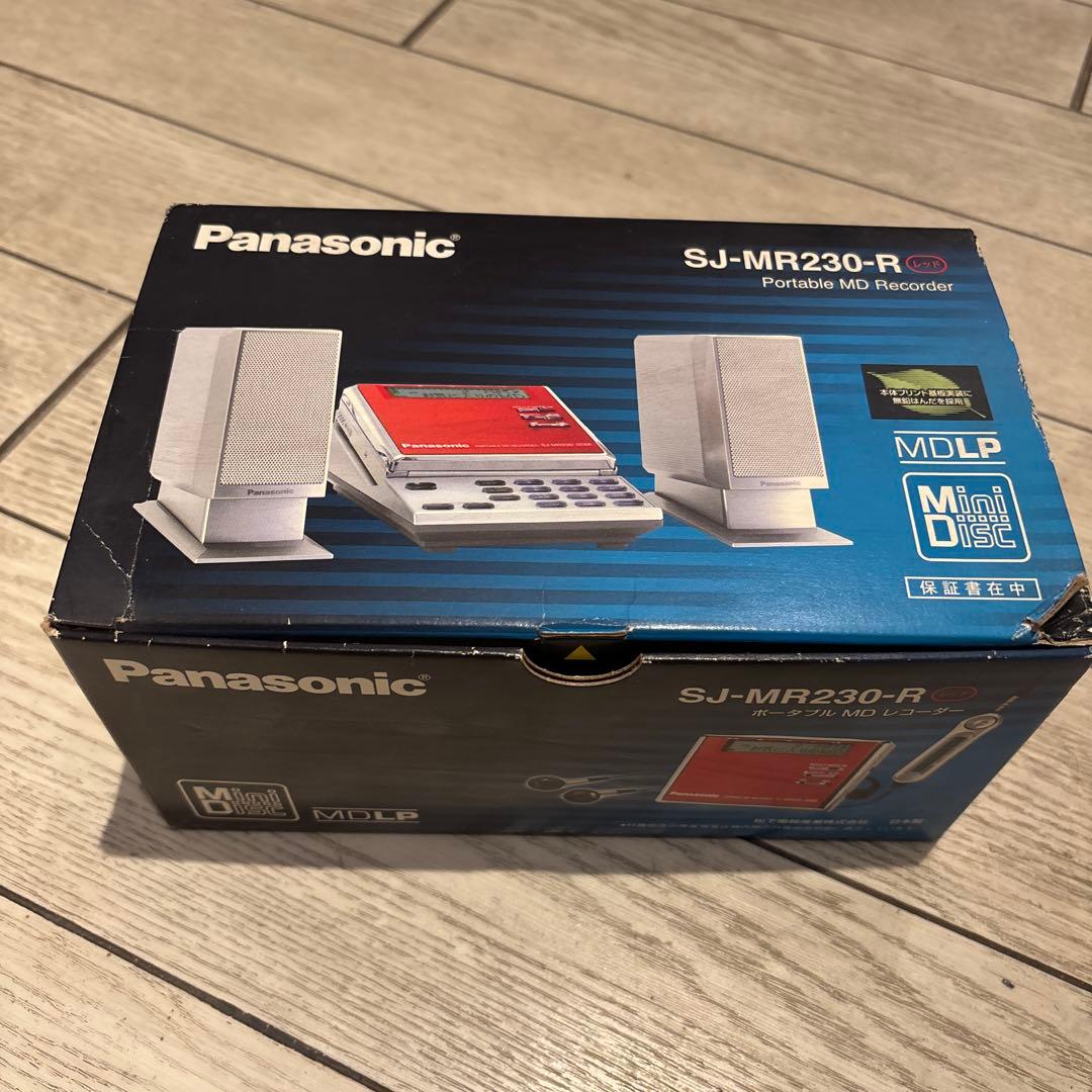 Panasonic ポータブルMDレコーダー SJ-MR230-R - メルカリ