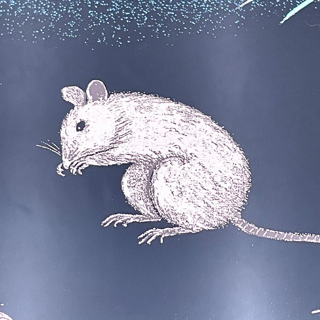 蒔絵師 吉田斎洲『干支 子』輪島塗パネル 落款 冊子あり 額装 箱付き