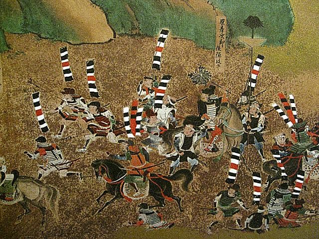 #希少 #レア #NHK #賤ヶ岳合戦図屏風 #複製画 #一隻 #大河鎧兜日本刀