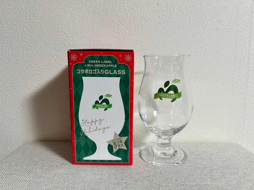 GREEN LABEL×Mrs.GREEN APPLE 足付きグラス ミセス - メルカリ