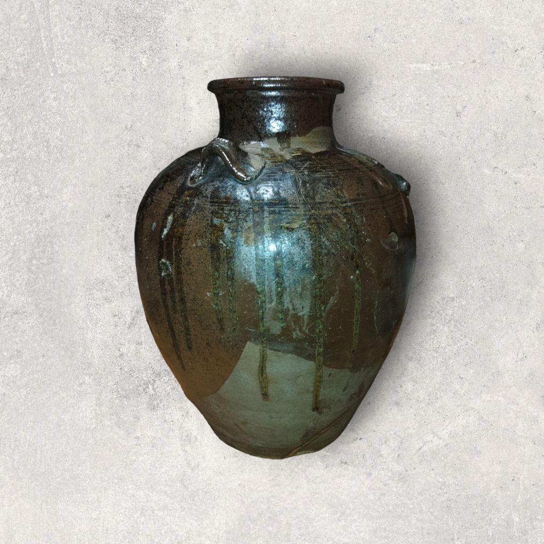 中国古玩 ルソン壺 唐物 置物 金継ぎ 壺 茶壺