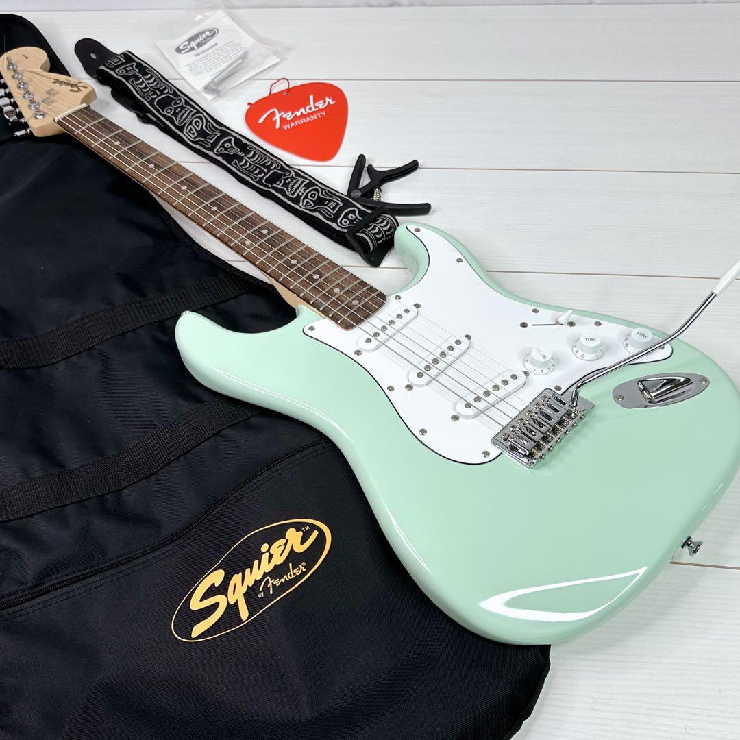 【限定カラー】SQUIER FSR Affinity Stratocaster Squier Affinity Series FSR Stratocaster Electric Guitar, Surf