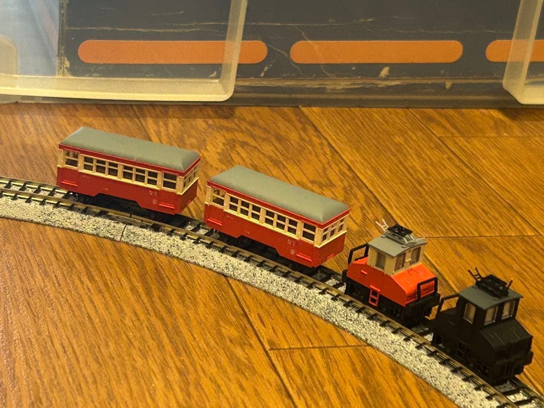 新品同様 銚子電鉄デキ3 トロリーポール2台 & ハフ1・ハフ2 セット【極小】