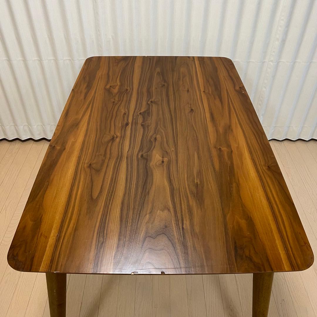 地域限定送料込み【TOMTE】　ウォールナット　ダイニングテーブル120cm