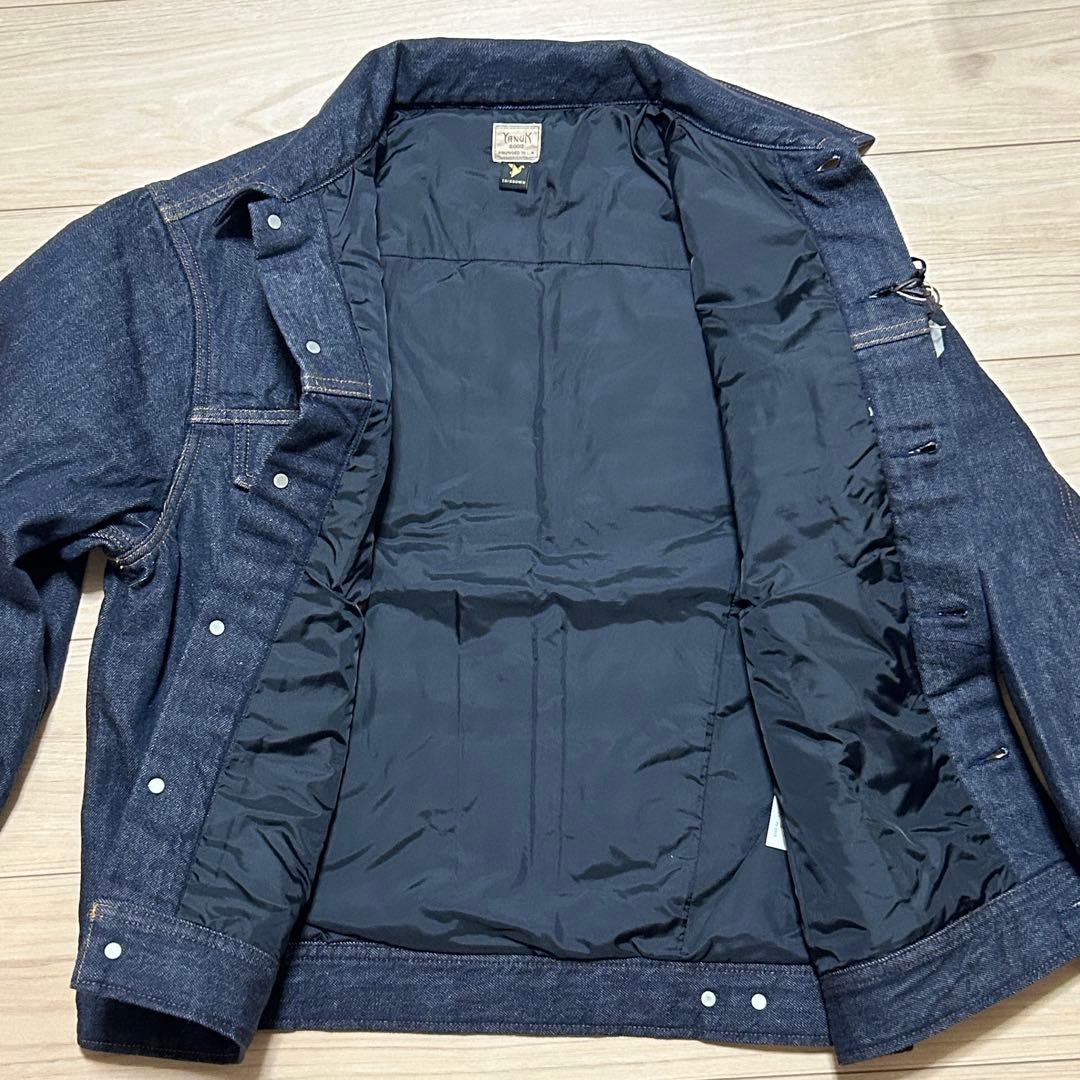 【新品未使用】ヤヌーク YANUK デニムダウンジャケット S
