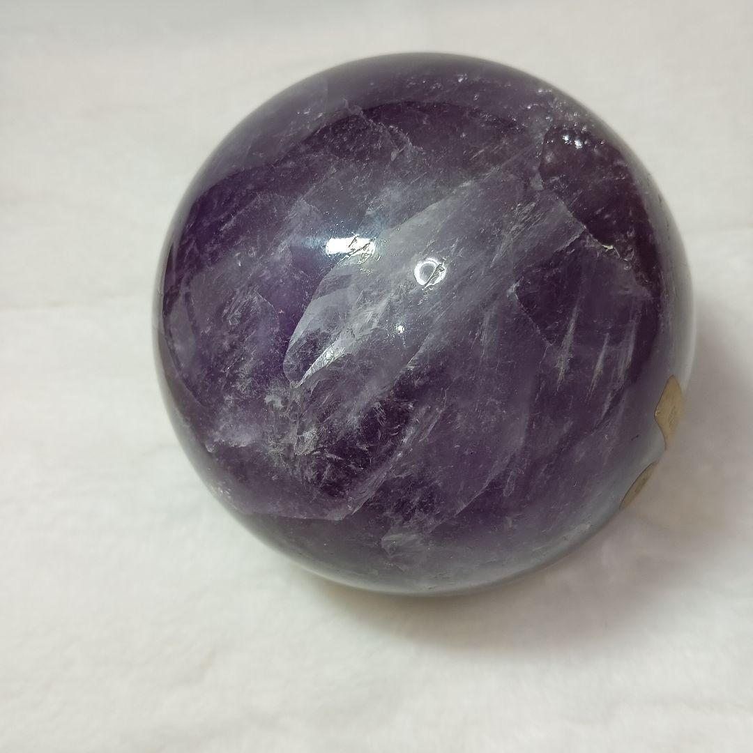 アメジスト 紫水晶 パワーストーン 球形 10.5cm