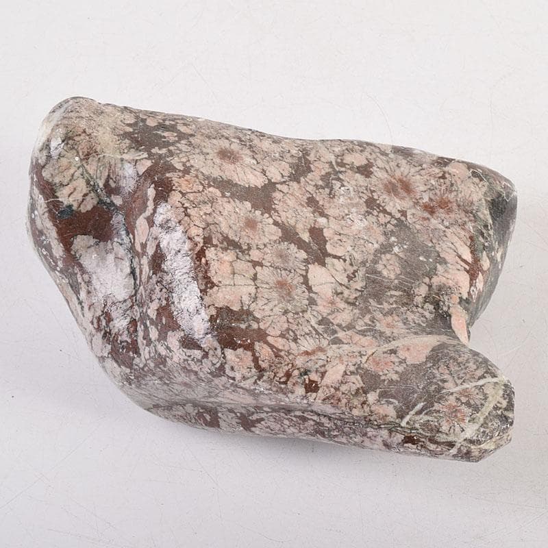 天然石 鑑賞石 菊花石 置物 重さ約1423g V R8540