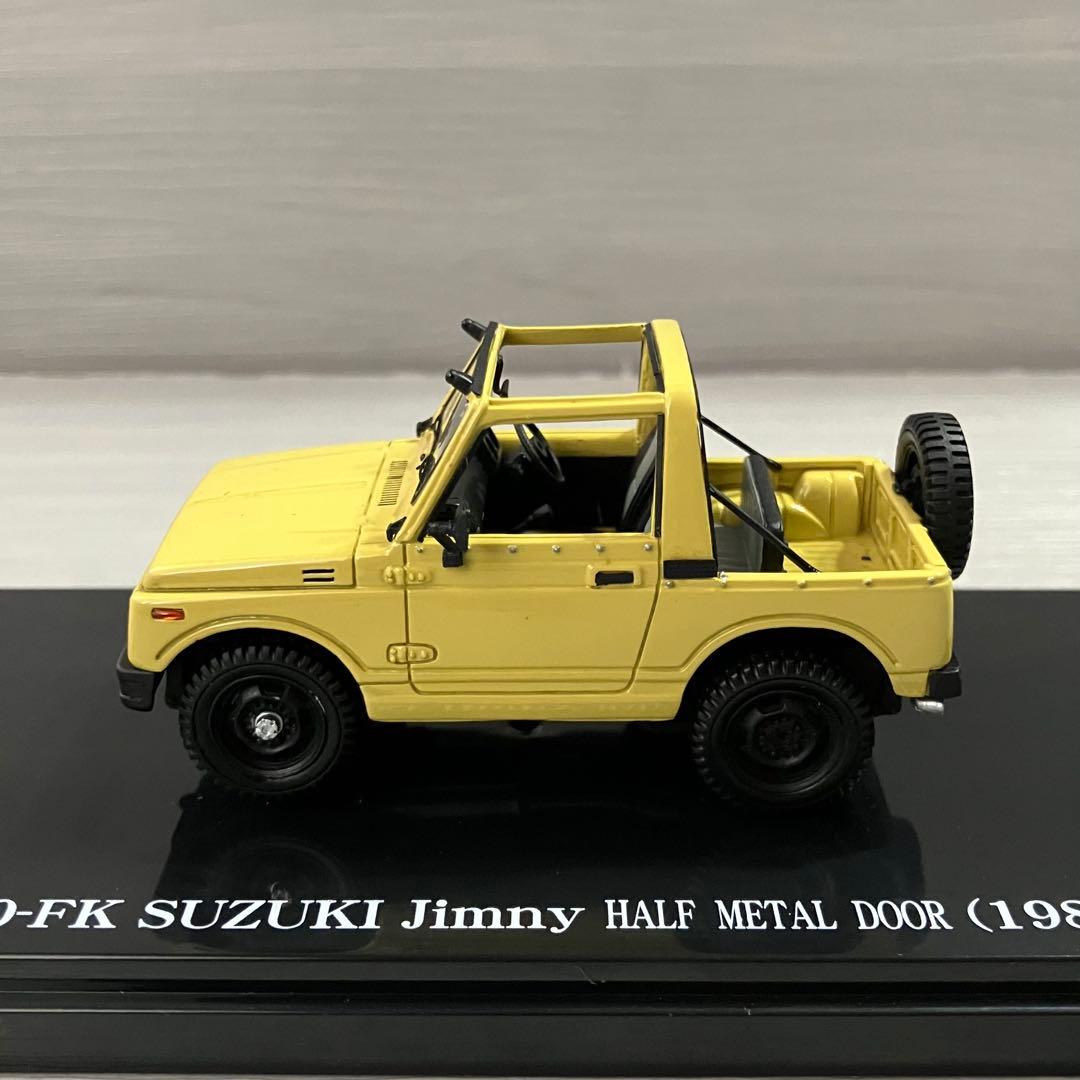 DISM 1/43 SJ30-FK ジムニーハーフ メタルドア イエロー - ミニカー