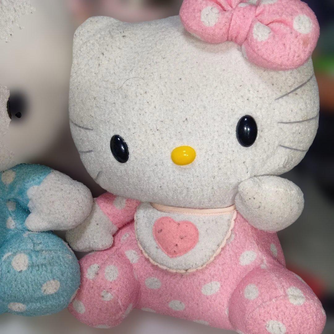 ハローキティとダニエルベビー ぬいぐるみセット2004年レトロレア限定ビンテージ