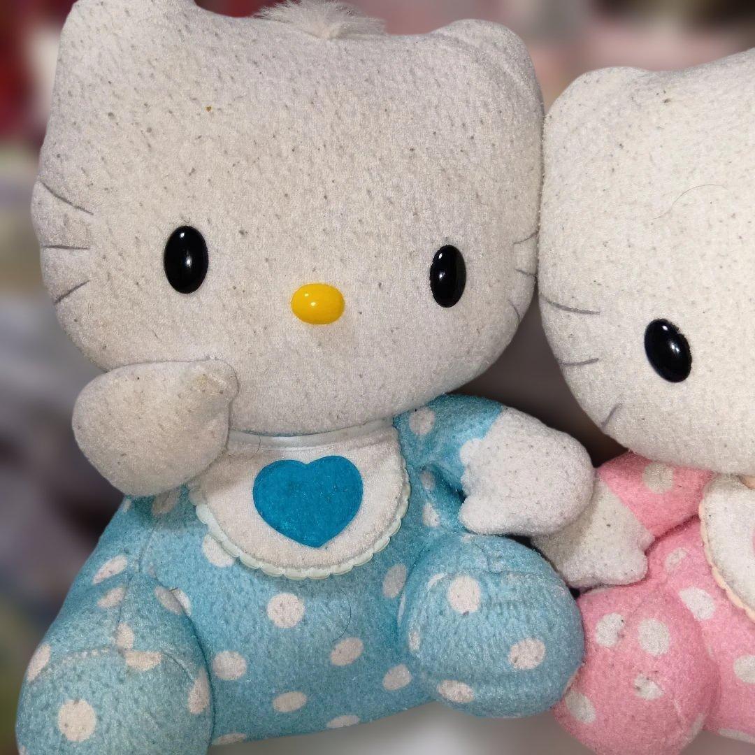 ハローキティとダニエルベビー ぬいぐるみセット2004年レトロレア限定ビンテージ