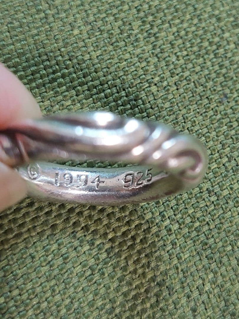 ⬛専用⬛再値下げ☆クロムハーツ☆スクロールバンドリング約10号内径約1.6