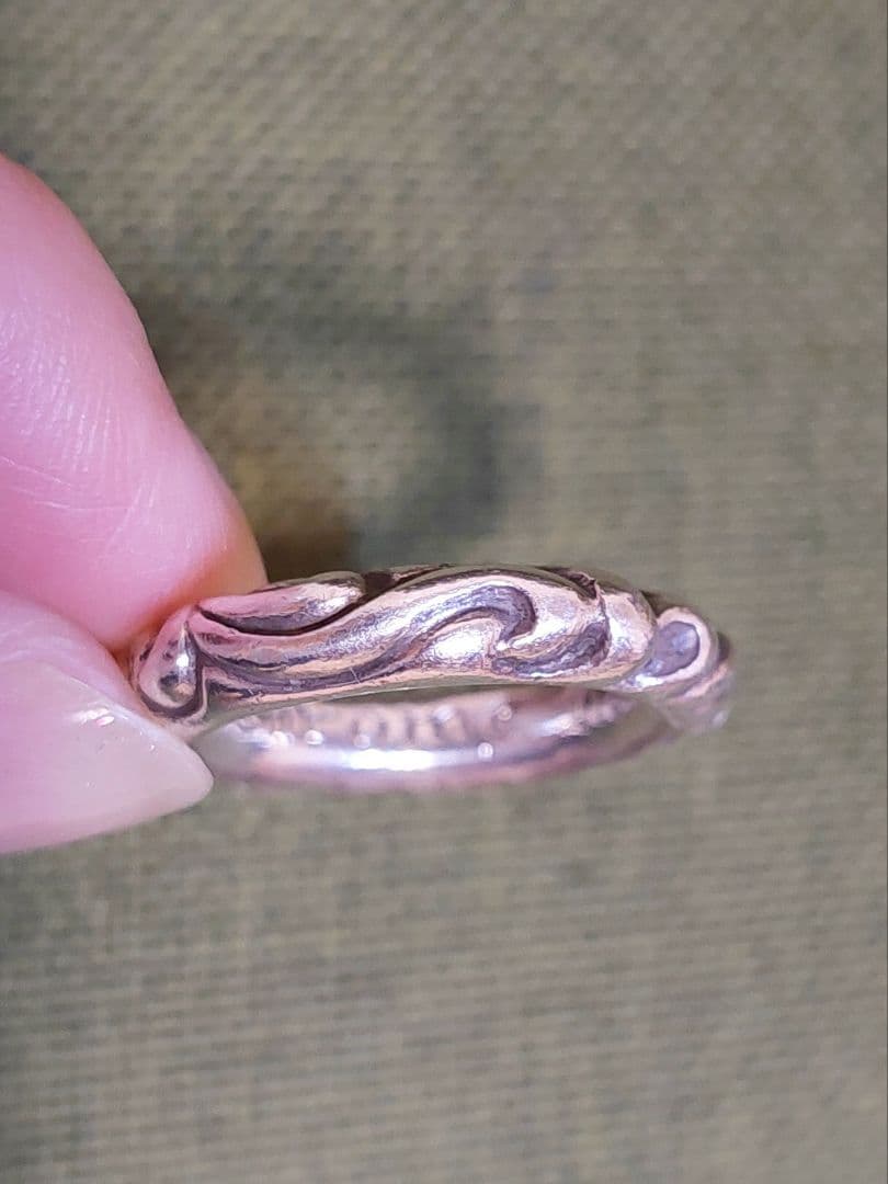 ⬛専用⬛再値下げ☆クロムハーツ☆スクロールバンドリング約10号内径約1.6