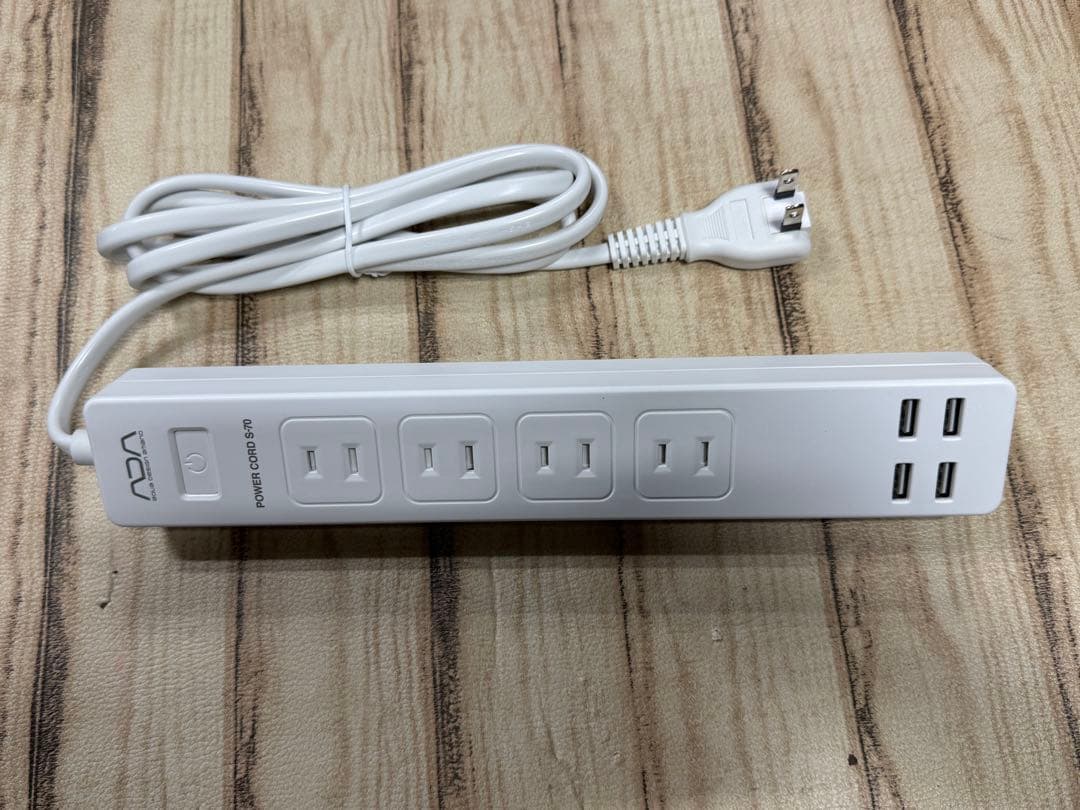 未使用 ADA パワーコード S-70 スマート電源タップ