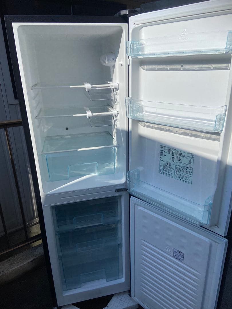 I758 IRISOHYAMA 2019年製 162L 冷蔵庫 ブラック