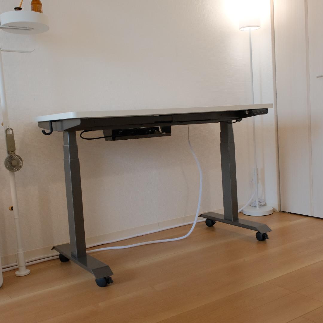 電動昇降デスク　天板/脚セット　Vernal PD3　ホワイト