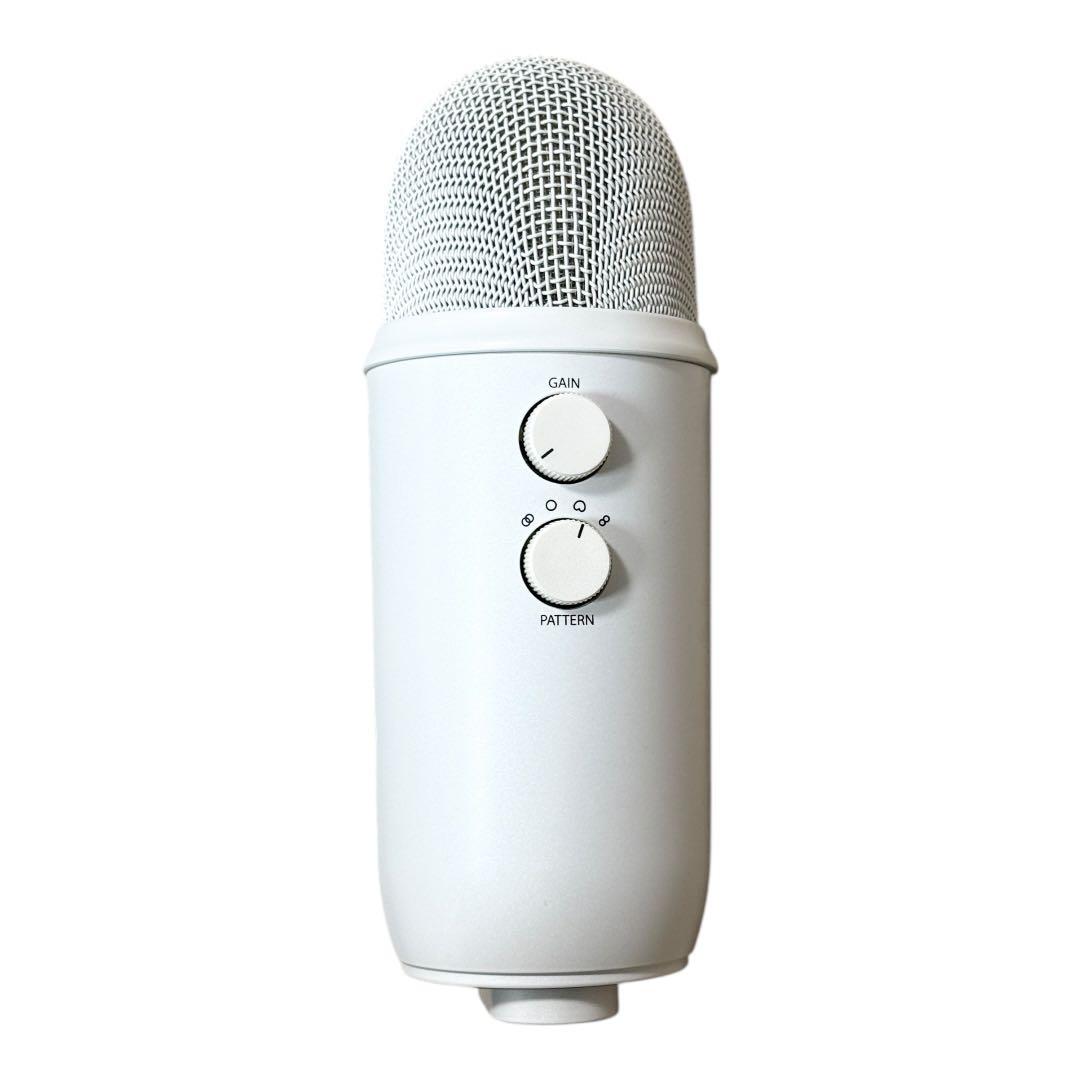 【完動・おまけ付】Blue Yeti USBコンデンサーマイク Whiteout