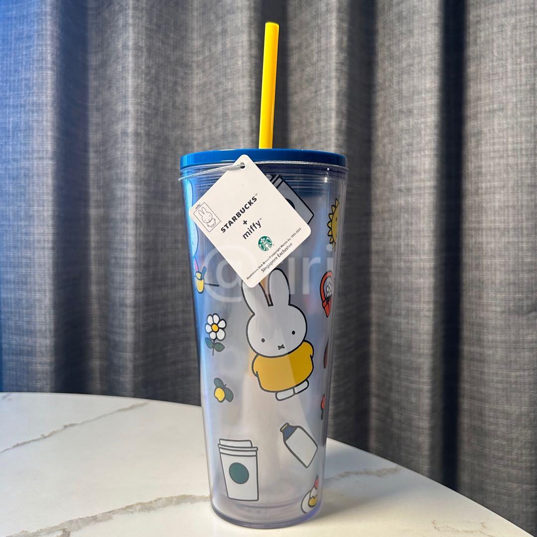 新品 スタバ ミッフィー コラボ タンブラー 青 ブルー シンガポール