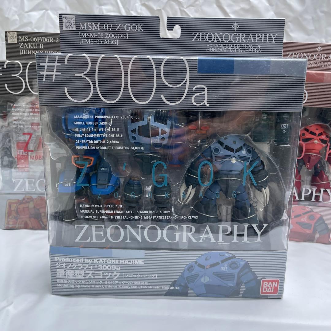 ジオノグラフィ 機動戦士ガンダム バンダイ 7体セットシャア専用 ズゴック ドム