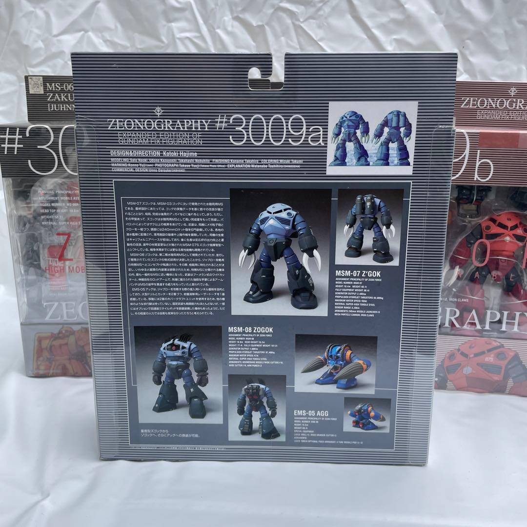 ジオノグラフィ 機動戦士ガンダム バンダイ 7体セットシャア専用 ズゴック ドム