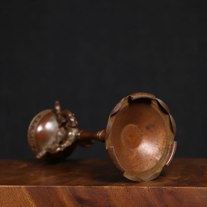 銅製 香炉 龍鳳博山香り炉 檀香炉 茶道具 香道具 装飾品 工芸品 置物