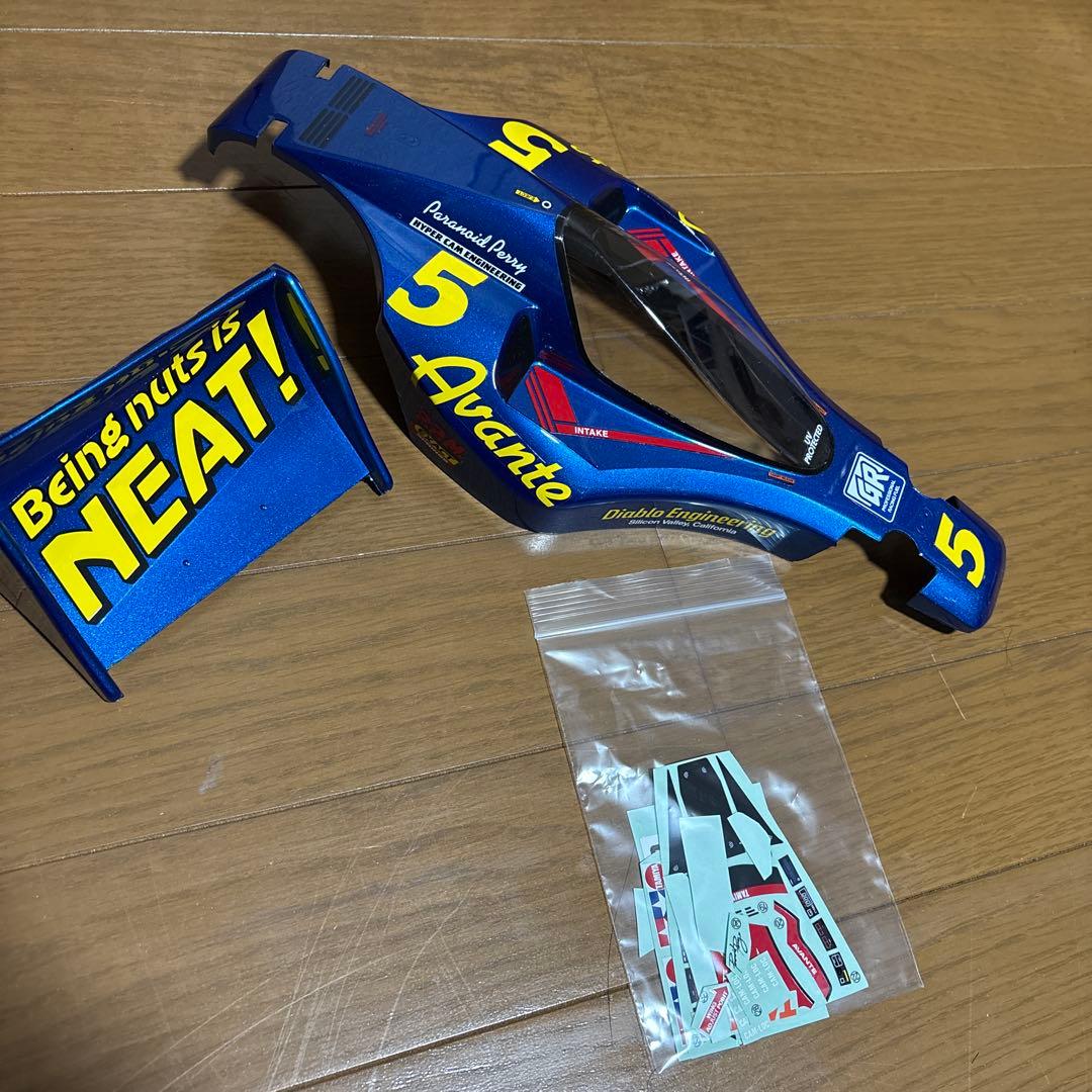 Tamiya Avante 2011 1/10 RCカー　完成ボディ　未使用付き