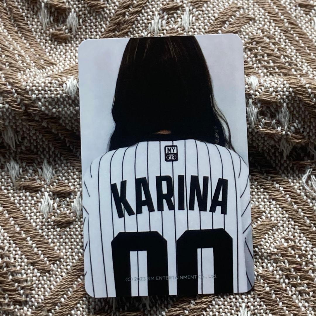 aespa ベースボール ユニフォーム カリナ トレカ