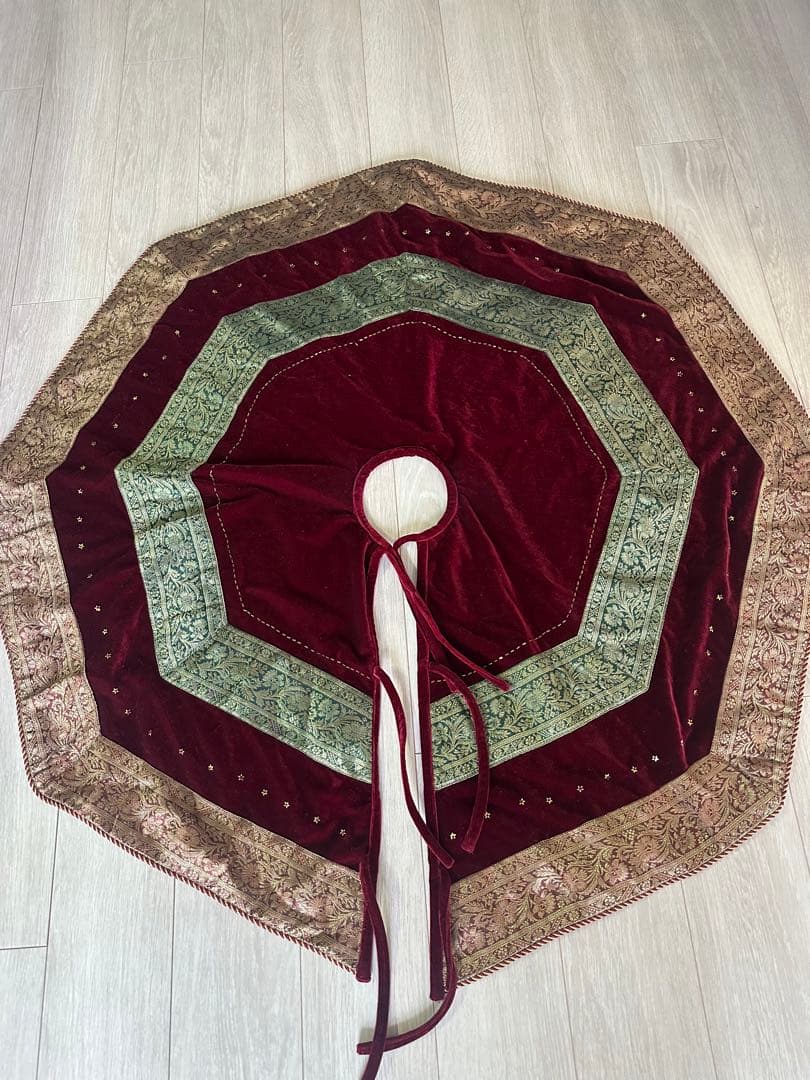 アメリカ購入ヴィンテージ クリスマススカート　クリスマス　インテリア アメリカ購入ヴィンテージ クリスマススカート クリスマス インテリア