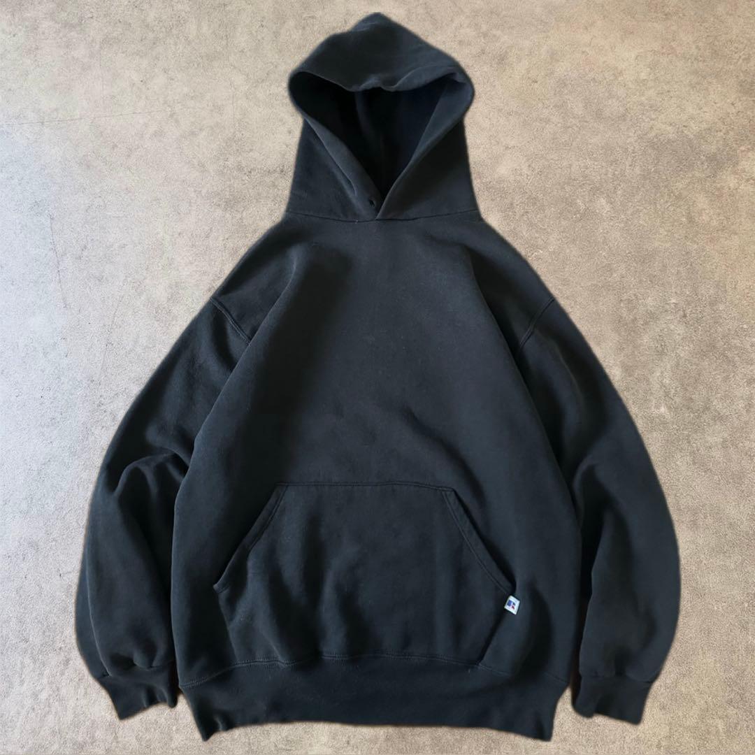 レア)90s Russell hoodie made in USA パーカー