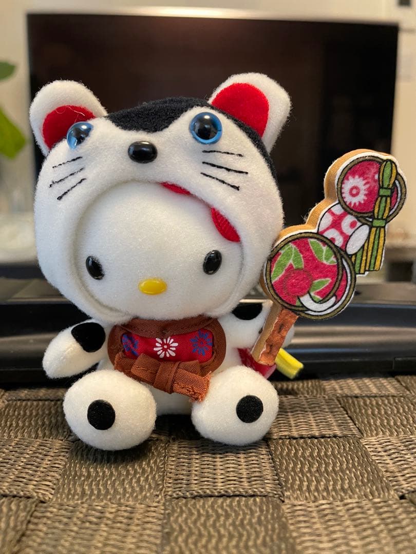 東京限定 ご当地 ハローキティ 雷門 ぬいぐるみ