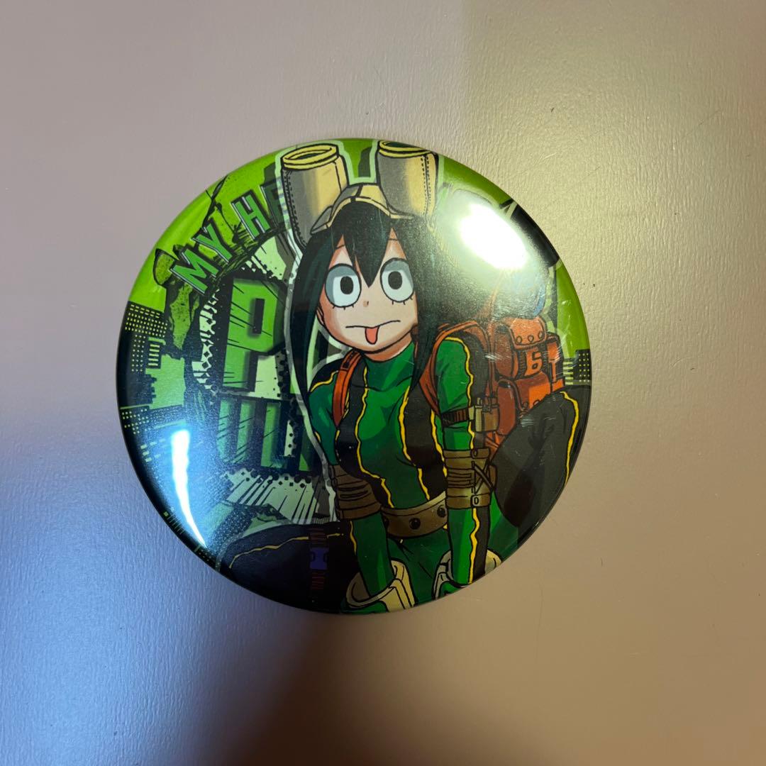 僕のヒーローアカデミア ヒロアカ 蛙吹梅雨 梅雨ちゃん 原作 缶バッジ