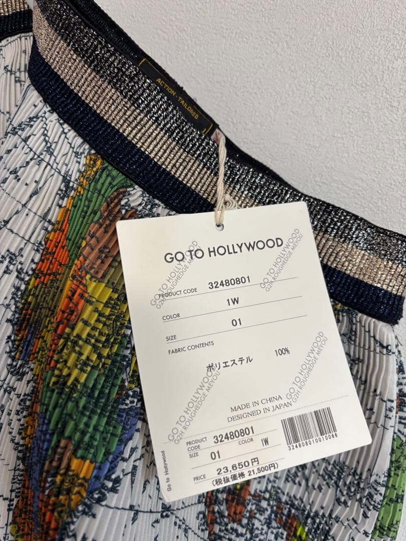 未使用新品 GO TO HOLLYWOODプリーツ SK 01
