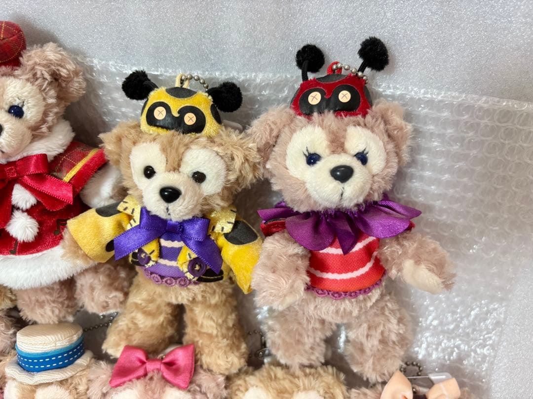 ダッフィー　シェリーメイ　ぬいぐるみバッジ　スプリング　スウィート　クリスマス