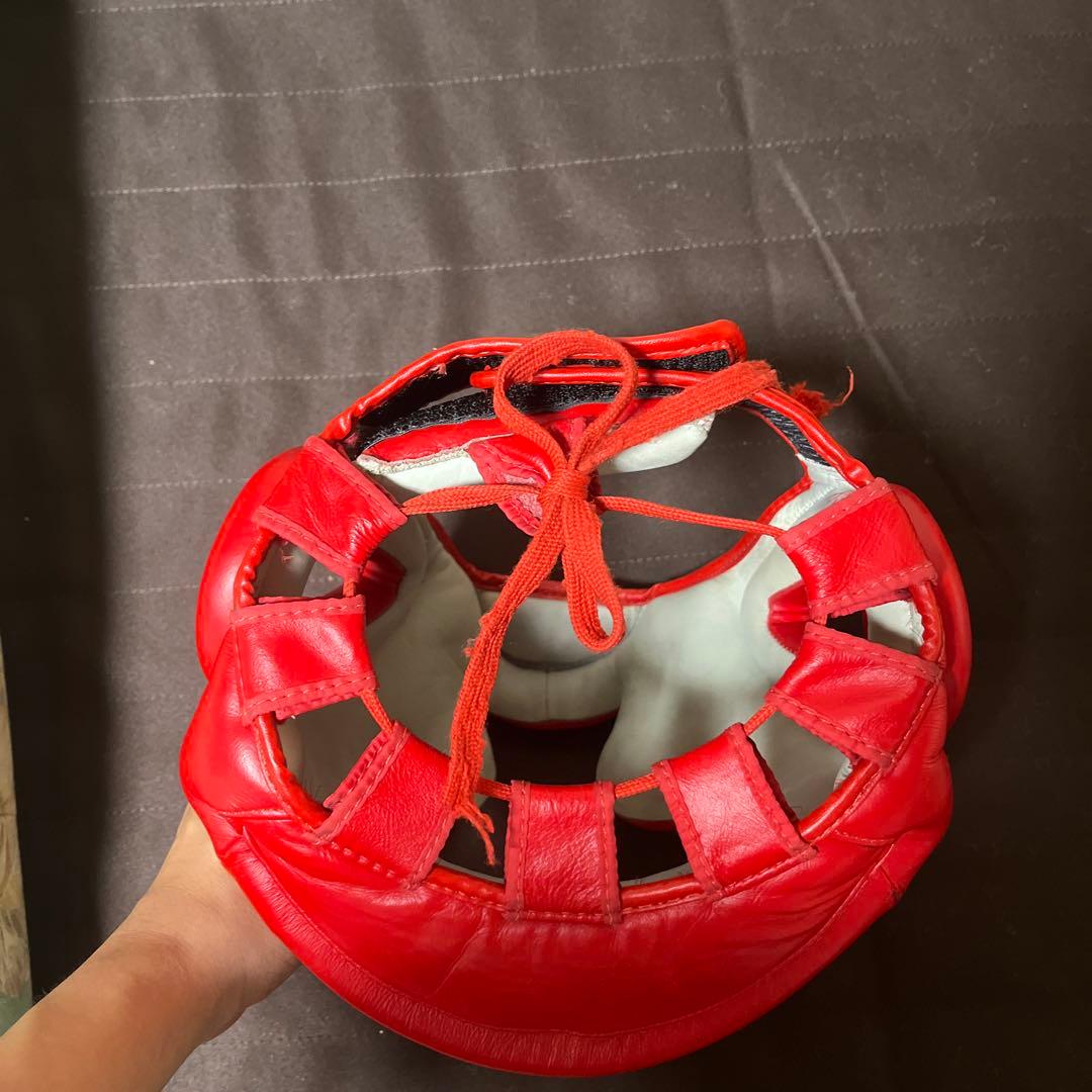 TWINS SPECIAL ヘッドギア 赤 Mサイズ