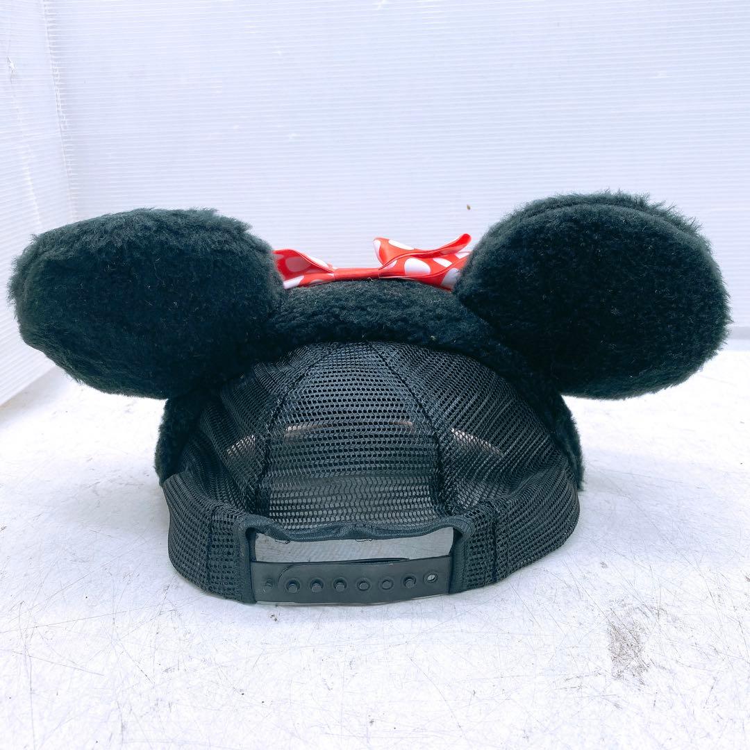 希少○初期 廃盤 ディズニーランド レトロ ミニー 3D ファンキャップ