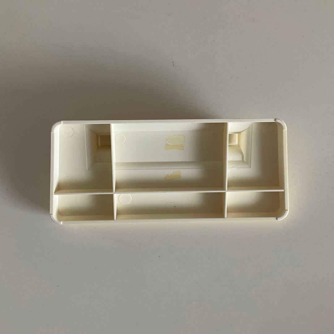 TWEMCO QUARTZ クロック クリーム色 パタパタ時計