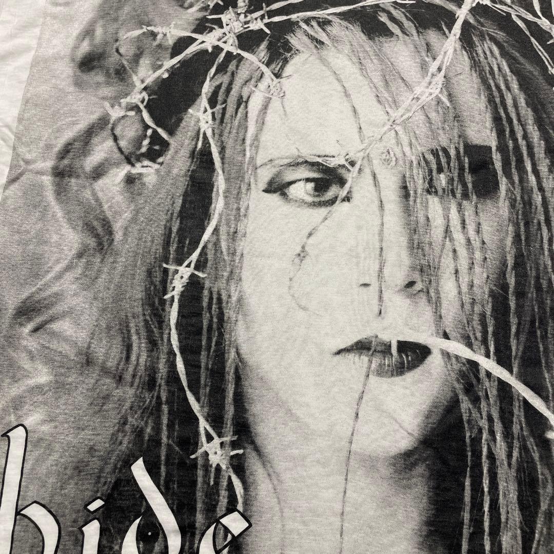 Tシャツ 80年代 X hide ヒデ ギターリスト フォトT プリント レアの