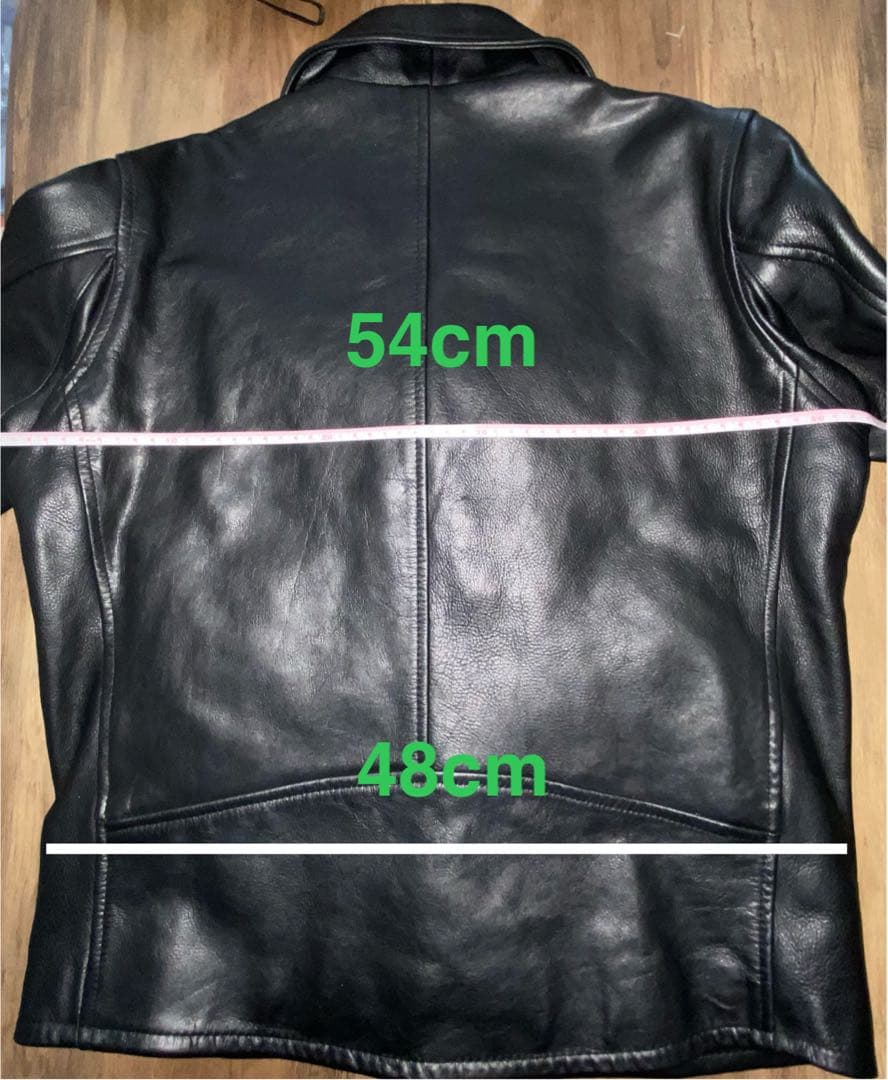 HBNS ハバノス ブラックレザーライダースジャケット 革ジャン - メルカリ