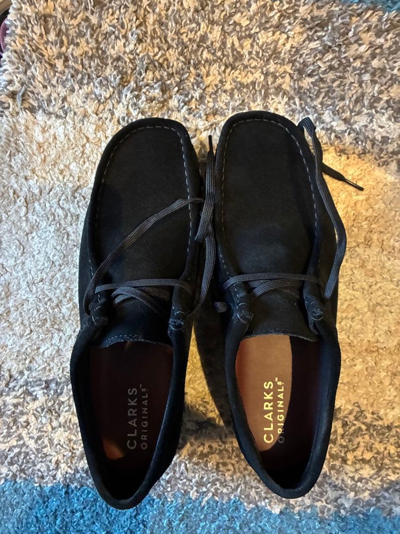 クラークス ワラビー ゴアテックス GTX ブラック スエード 27