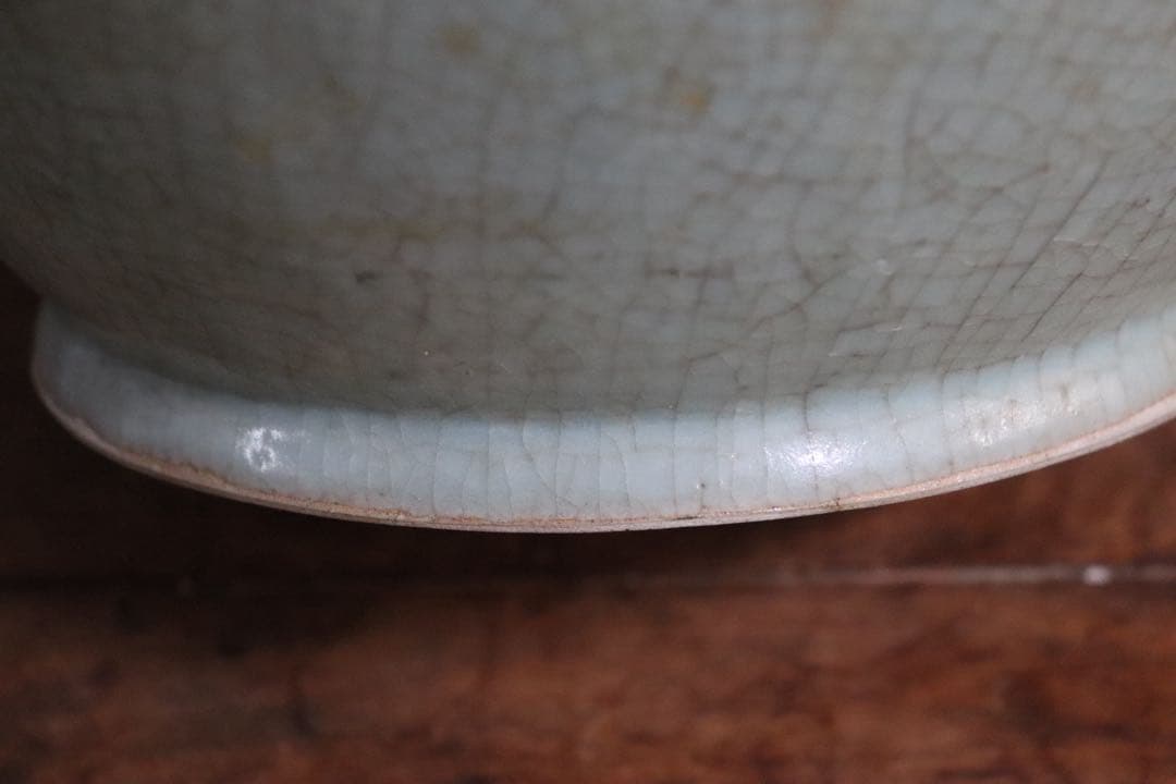 中国 汝窯青磁 大瓶 コレクション放出 アンティーク 送料込み250901