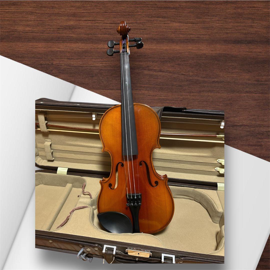 ローデリヒ・ペゾルト NO 801 4／4バイオリン1996年　弓.肩置き付き