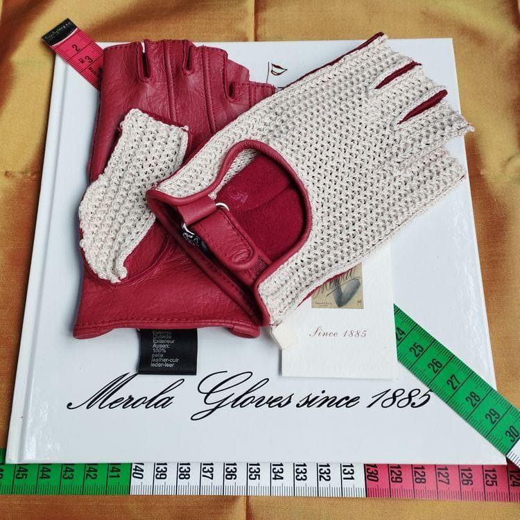 メローラ MEROLA 指貫ドライビンググローブ 7 廃版灰 メローラ ディア