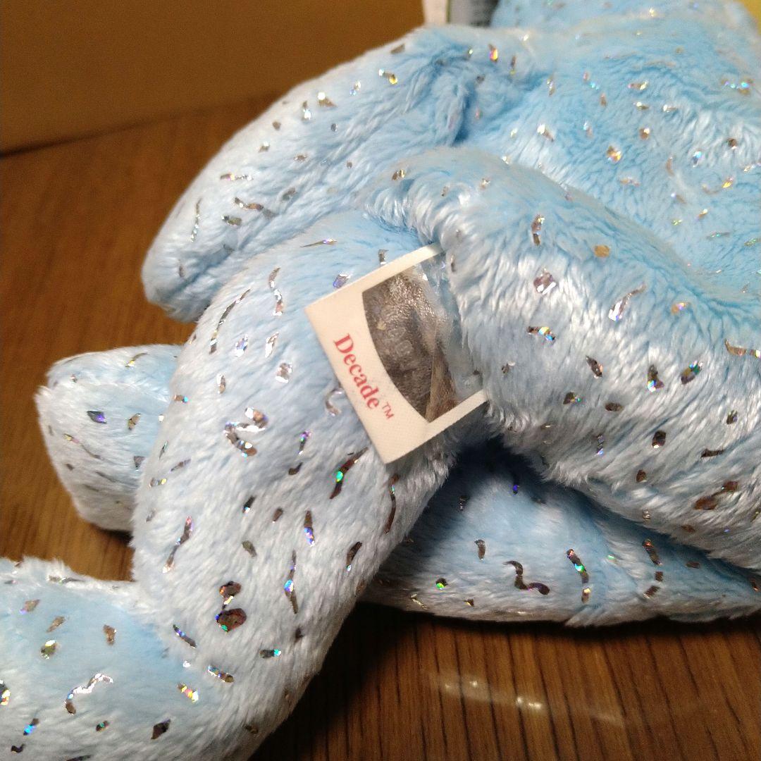 ty ぬいぐるみ クマ ビーニーベイビーズ くま 10周年記念 熊 水色クマ