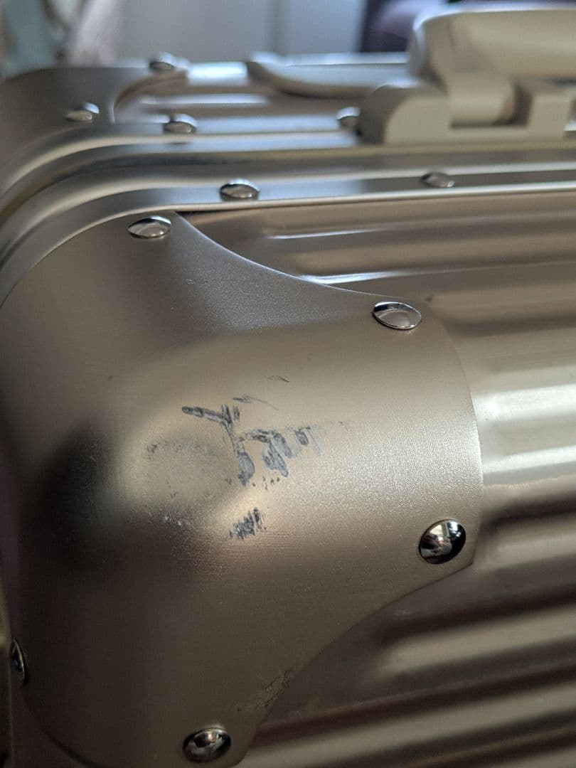 最終SALE10/20迄・LANZZOランツォアルミ34L スーツケースゴールド