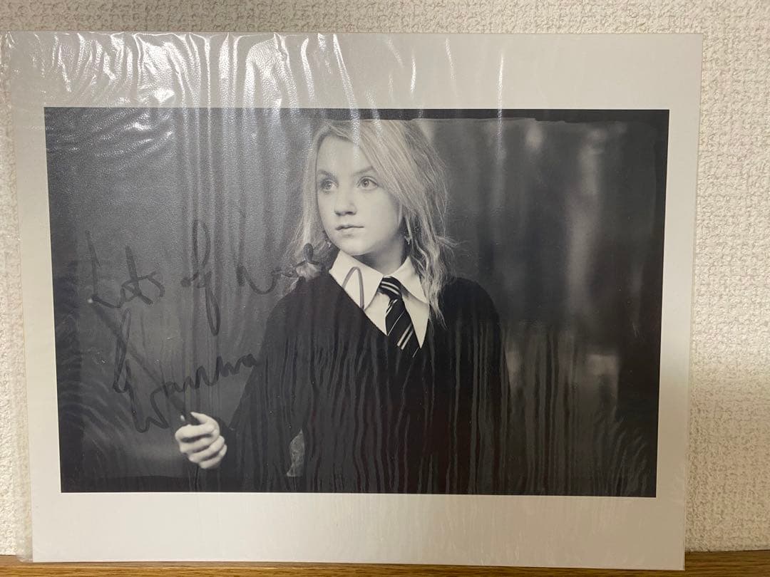 ハリーポッター　サイン入り　ルーナ・ラブグッド　ポートレート ハリーポッター サイン入り ルーナ・ラブグッド ポートレート ハリー