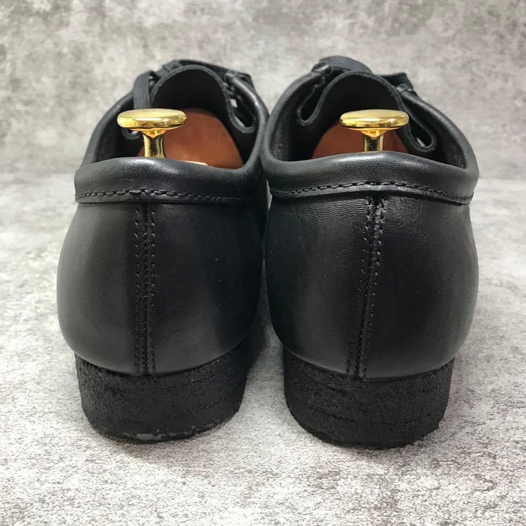 【未使用級】Clarks Wallabee ワラビー　レザー　黒　28.5㌢